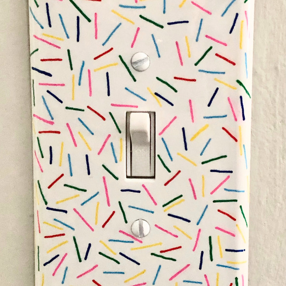 Art deco light switch cover handmade products - Picture 3 of 7